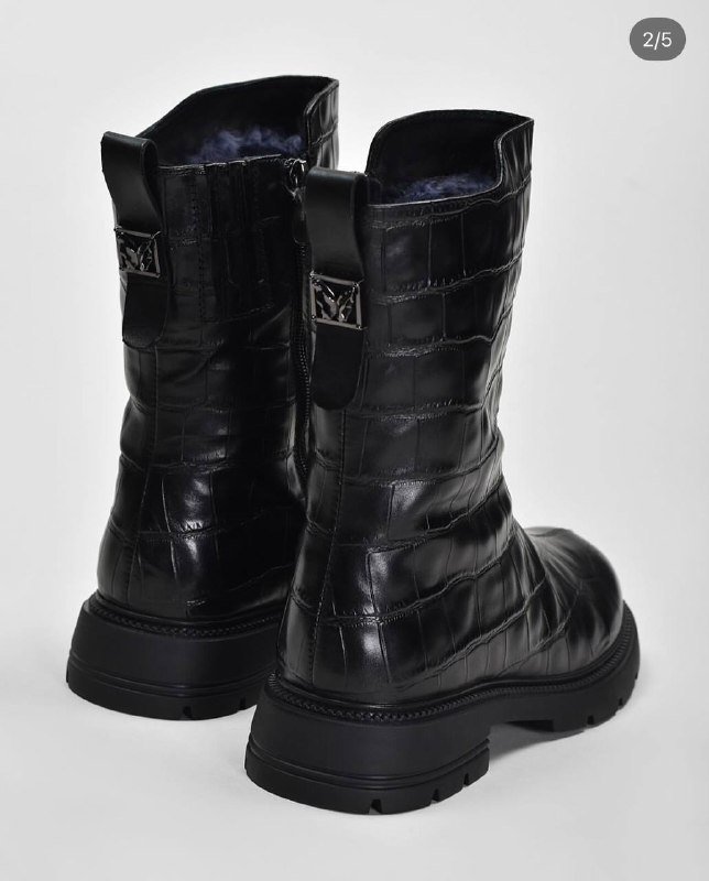 Женские кожаные зимние ботинки 42.5-43 размер 2