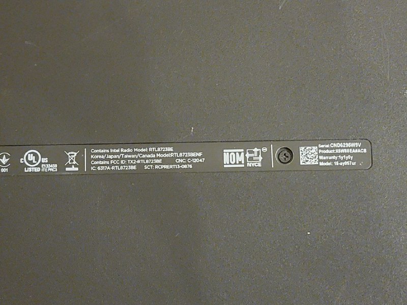Ноутбук HP 15ay057ur, i5, 4GB RAM, 120GB SSD 5