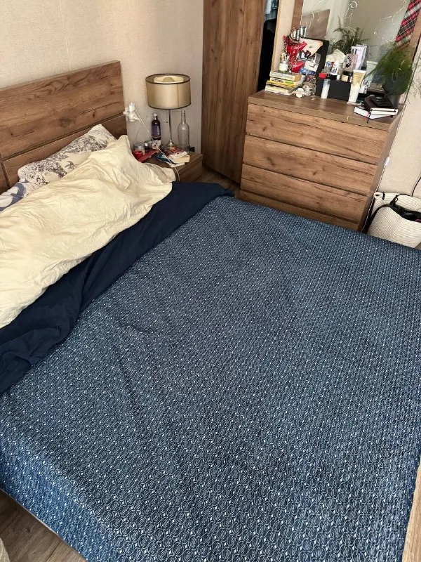 Хлопковый пододеяльник, одеяло king size 1