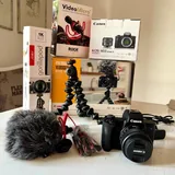 Цифровая камера Canon EOS M50 Mark II, микрофон, штатив 1
