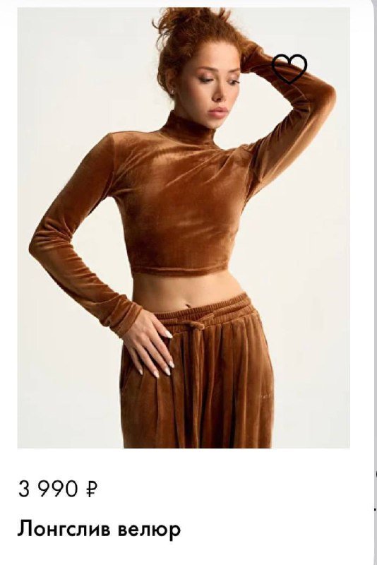 Костюм женский велюровый коричневый 3