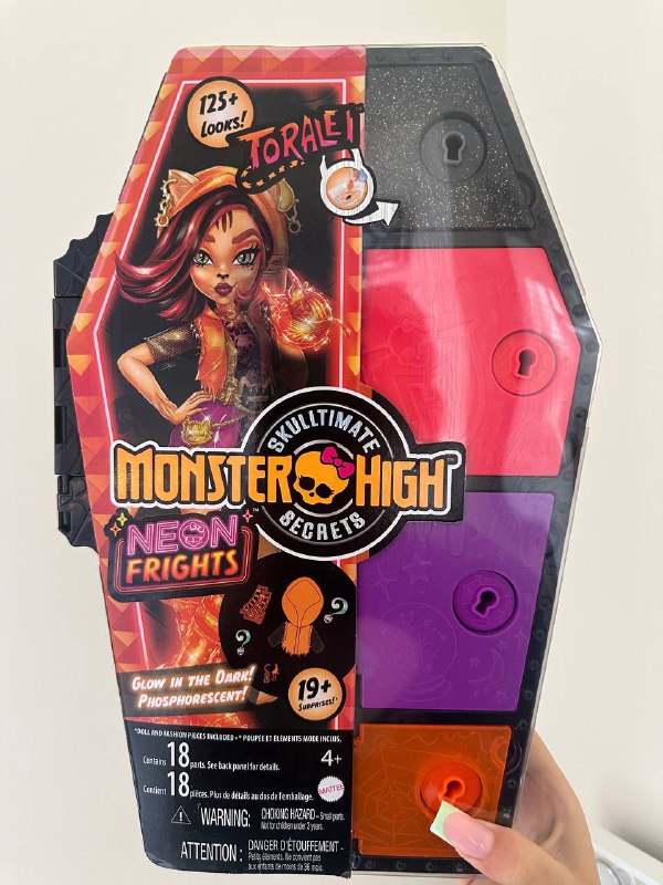 Кукла Monster High 3 поколения Neon Frights