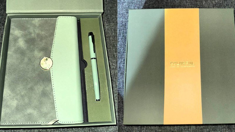 Ежедневник с ручкой и подарочным пакетом A5