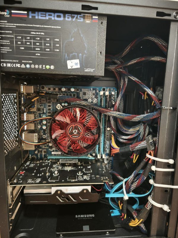 Системный блок ПК Intel Core i7 2600 Radeon RX550 932 ГБ SSD 3