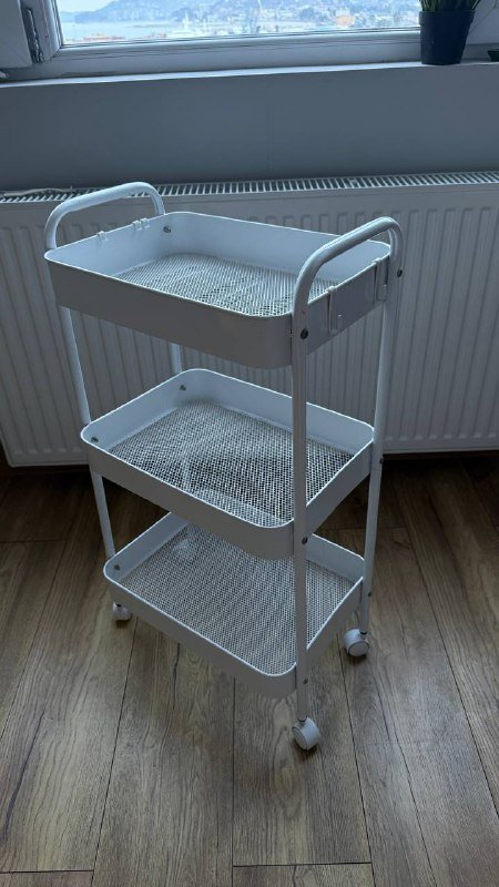 Стеллаж - этажерка белая