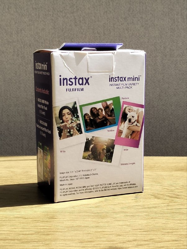 Оригинальный набор картриджей Fujifilm Instax Mini на 20 снимков 2