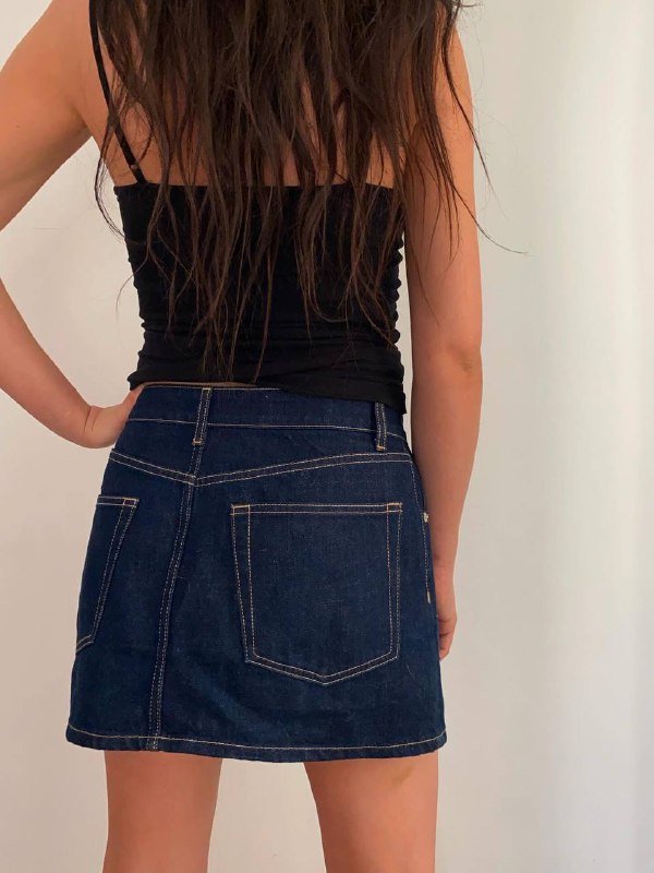 джинсовая юбка Zara размер М