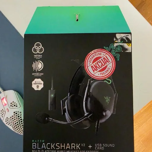 Наушники Razer BlackShark v2 с USB звуковой картой и микрофоном