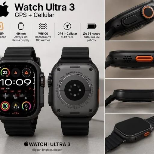 Apple Watch Ultra 3 — Black