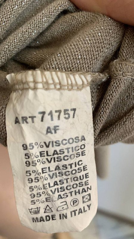 Блестящий джемпер топ из вискозы эластана 3