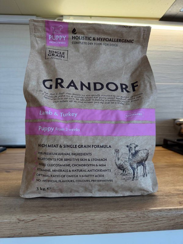 Корм для щенков Grandorf Lamb & Turkey 3 кг