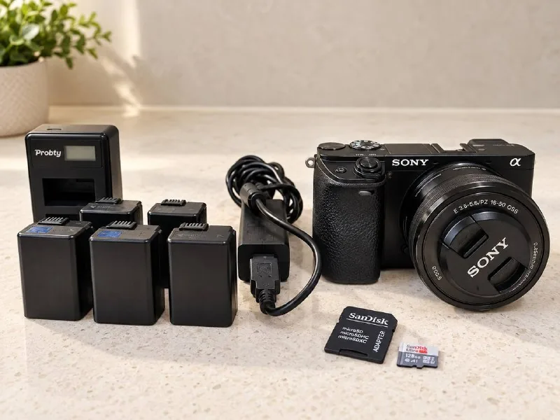 Sony A6300 с объективом 16–50 мм 1