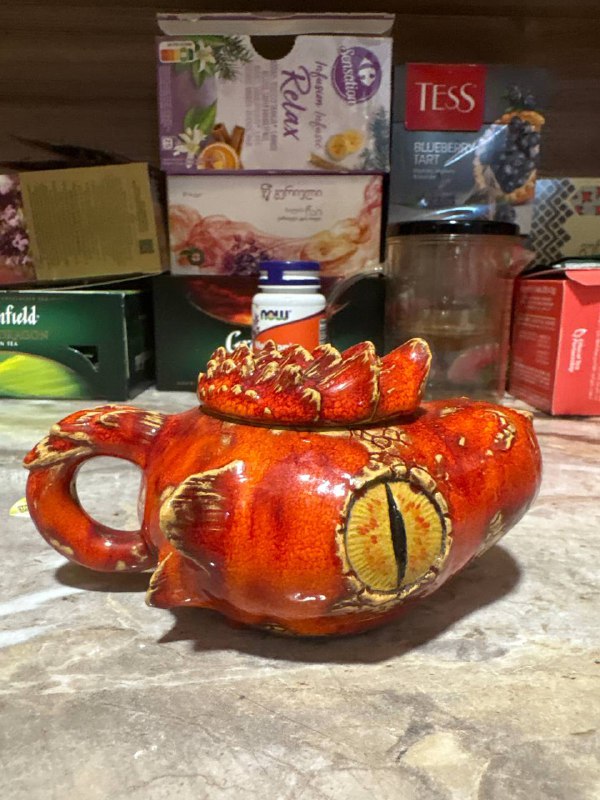 Керамический чайник ручной работы 3