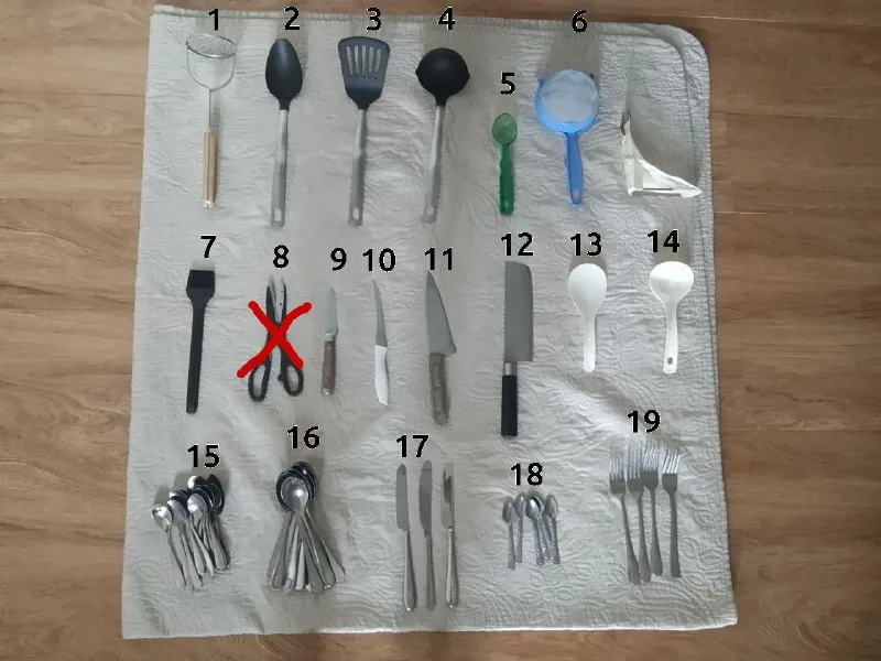 Кухонные принадлежности, ножи и столовые приборы