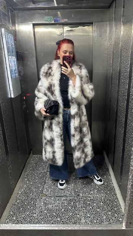 Искусственная шуба размер L