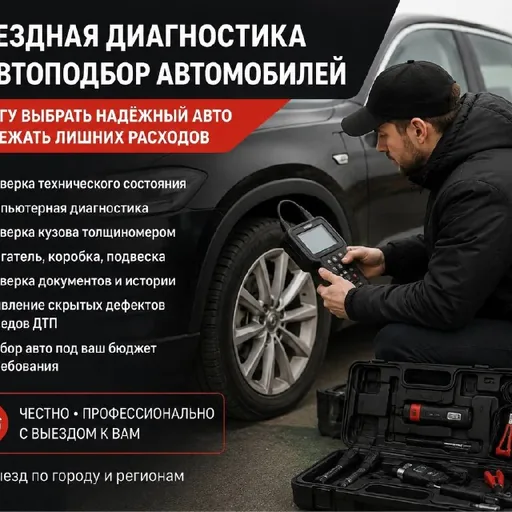 Выездная диагностика и автоподбор автомобилей