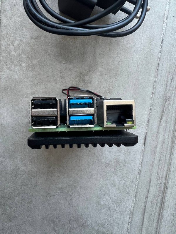 Raspberry Pi 4 4Gb, радиатор, блок питания 4