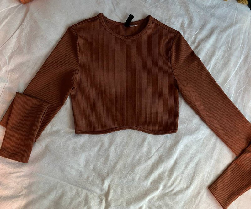 Укороченный лонгслив H&M, размер XS-S