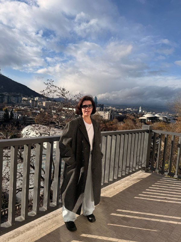 Мужское серое пальто оверсайз 52-54 100% шерсть