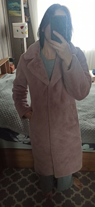 Шуба пыльно-розовая MONRO XS-M искусственный мех 9