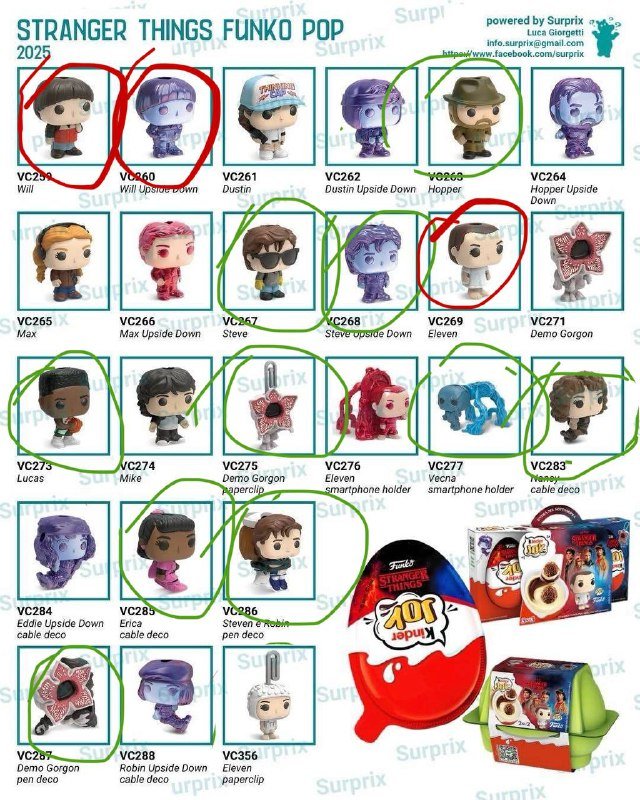 Фигурки Stranger Things Funko Pop