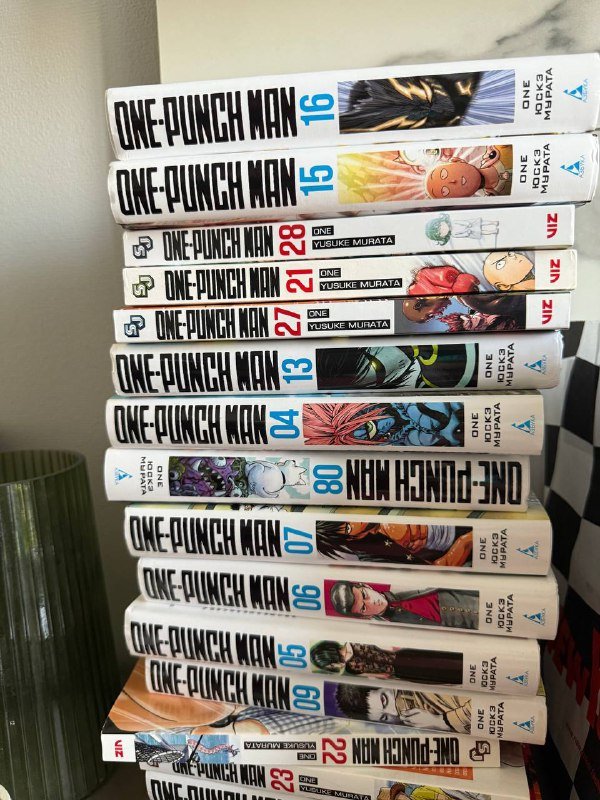 Манга One Punch Man тома 1-32 на русском и английском