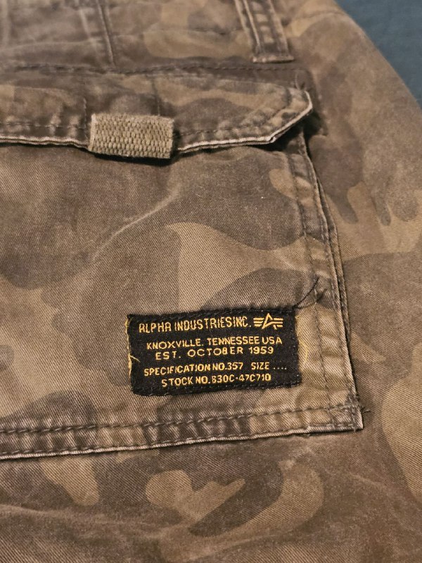 Original Alpha Industries мужские брюки камуфляжные 5