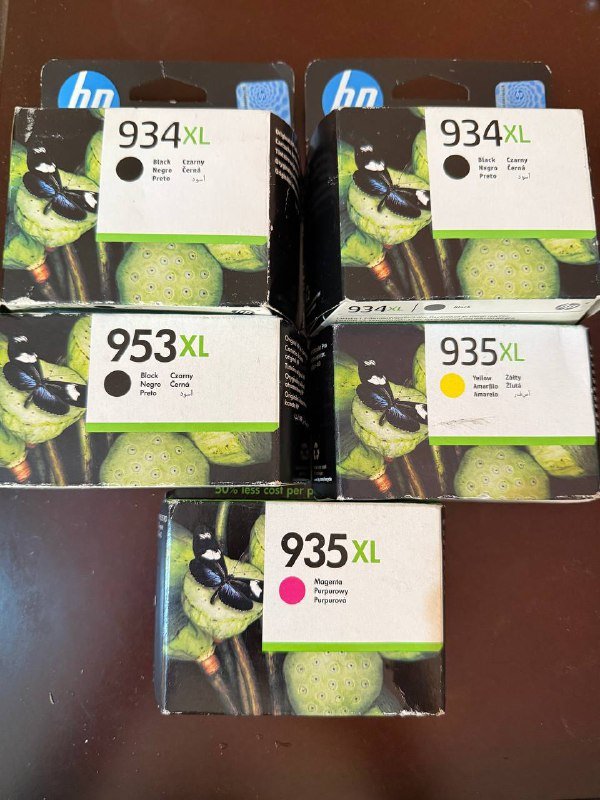 Оригинальные струйные картриджи HP 953XL 935XL 934XL