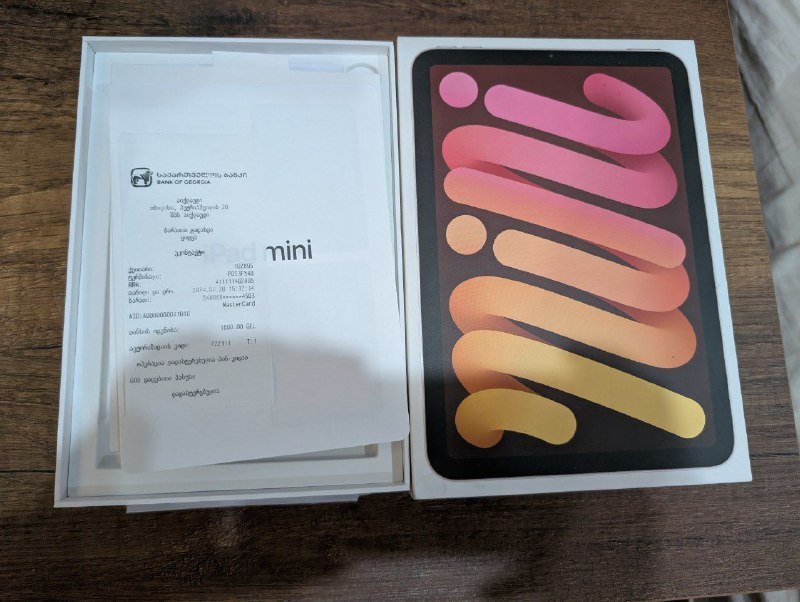 Ipad mini 6 256GB pink, Apple pencil 2