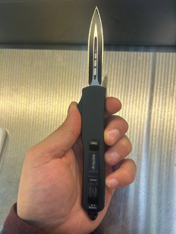 Автоматический военный нож microtech scarab D/E 3