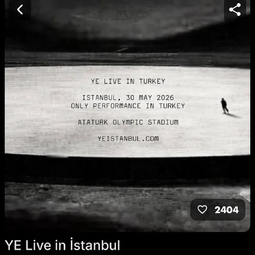 Билет на Kanye West в Стамбуле