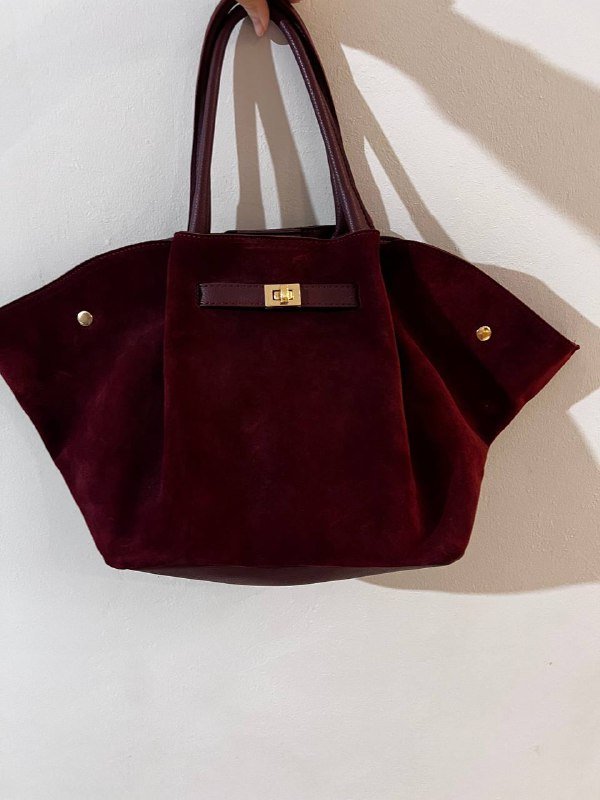 Сумка из натуральной замши, сумка-аксессуар кросс боди