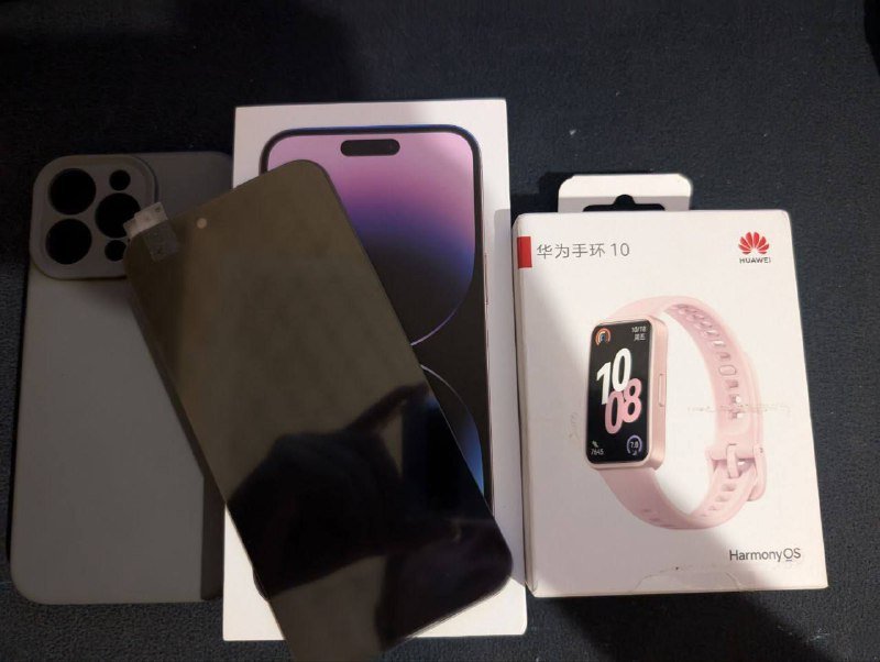 iPhone 14 Pro Max, аксессуары, умные часы Huawei Band 10