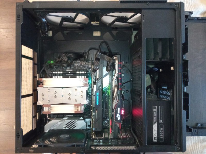 ПК Asus PRIME x399a, AMD Ryzen Threadripper, Kingston 64GB, Corsair 16GB, MSI GTX 970, Gigabyte GTX 1060 2