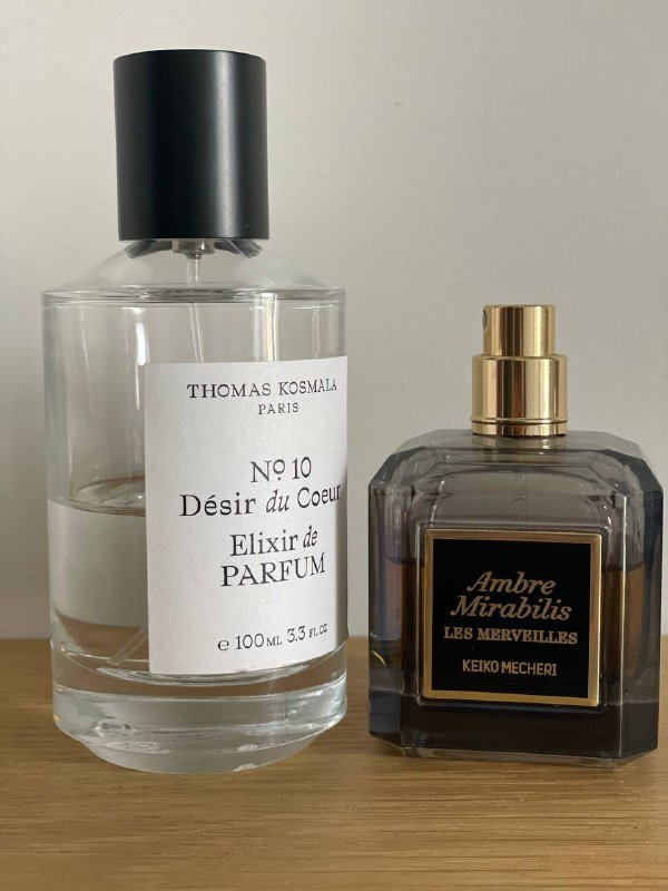 Thomas Kosmala Desir Du Coeur, Keiko Mecheri Ambre Mirabilis парфюмерия