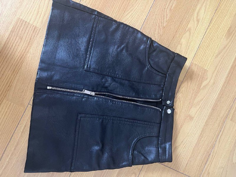 Юбка кожзам Stradivarius, укороченные джинсы xs-s