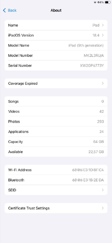 iPad 9, 64 GB, малейшие следы использования 4