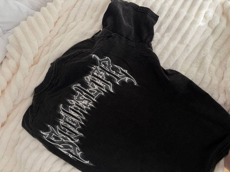 Майка японского бренда хлопок оверсайз 2