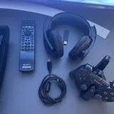 Playstation 3 консоль 240GB, геймпад, наушники 2