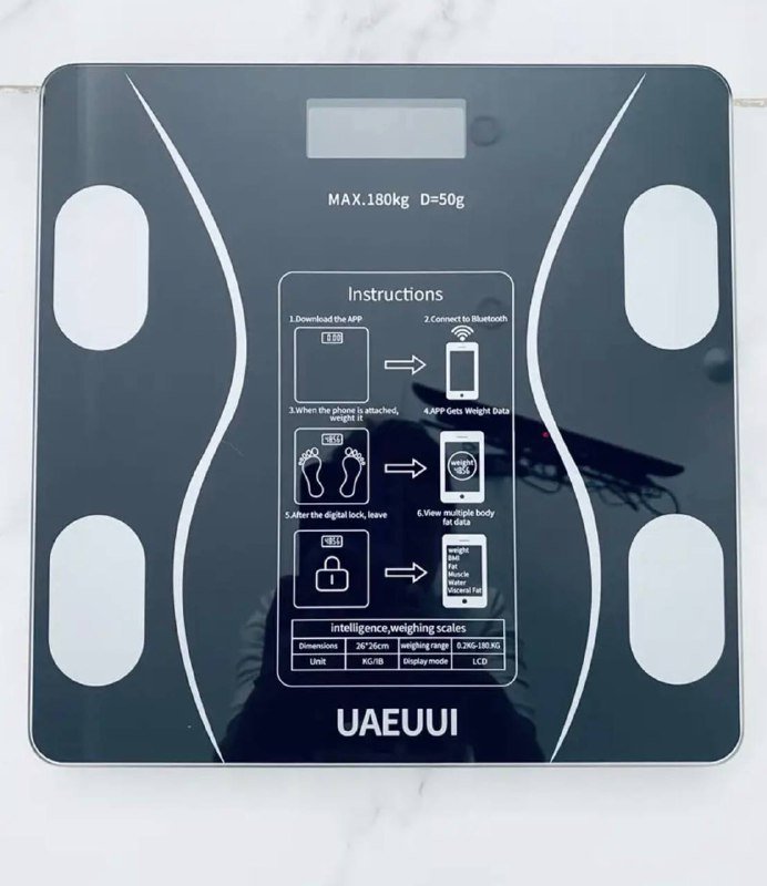 умные напольные весы UAEUUI с анализом состава тела 5