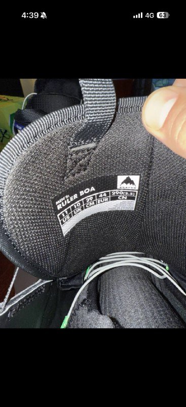 Burton Ruler Boa сноубордические ботинки коричневый/песочный, размер 11 5