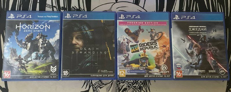 Диски PlayStation4, игры PS4