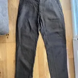 Мужские льняные брюки Massimo Dutti, хаки 2