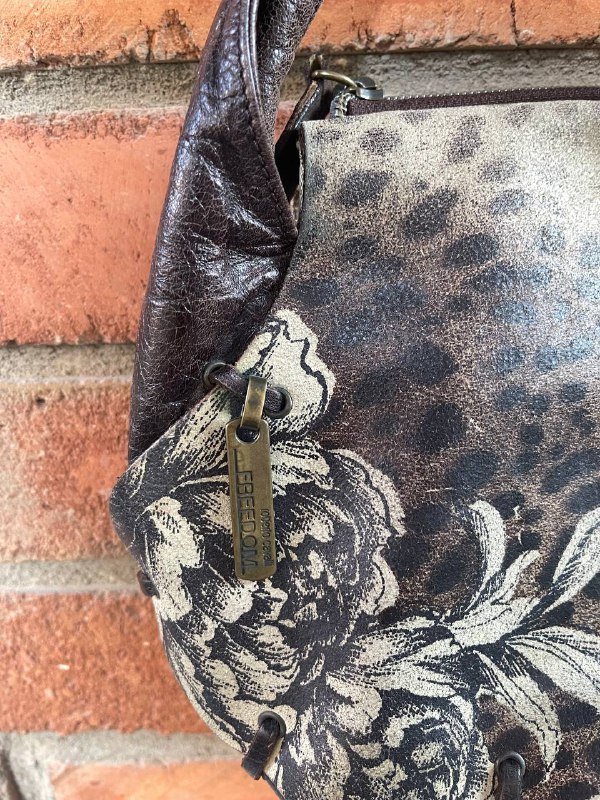 Винтажная сумочка Roberto Cavalli из натуральной кожи 6