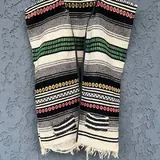 Винтажный мексиканский жилет-серапе 2