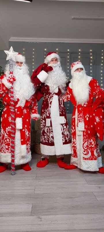 Новогодние анимационные костюмы и набор игр