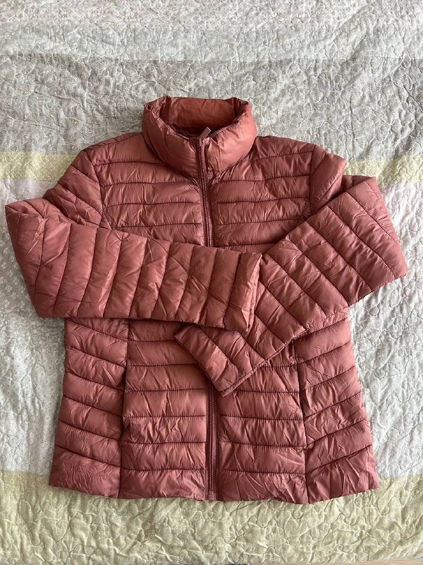 Лёгкая куртка пыльная роза размер М