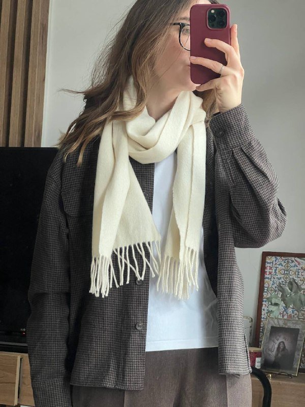 Шарф шотландский Lyle & Scott 100% кашемир 3