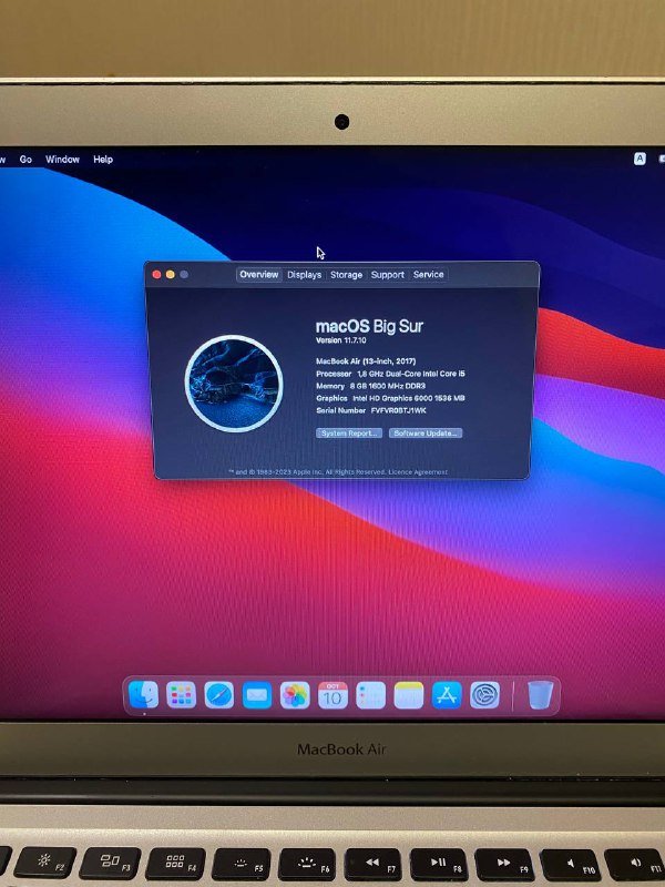MacBook Air 2017 с зарядкой
