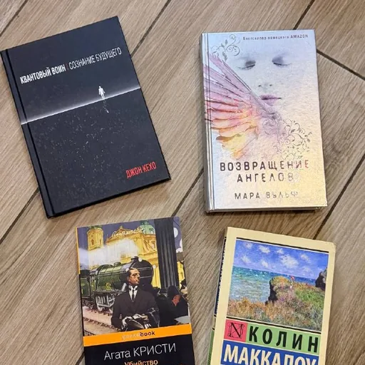 Книги Квантовый воин, Возвращение ангелов, Поющие в терновнике, Убийство в Восточном экспрессе